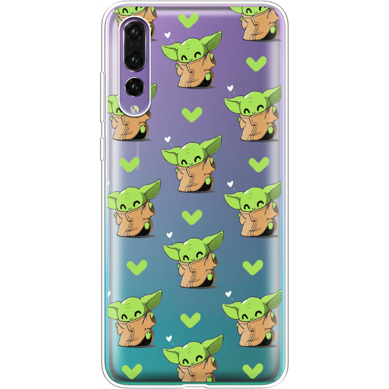 Прозрачный чехол Uprint Huawei P20 Pro Pattern Baby Yoda