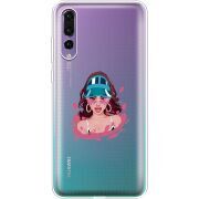 Прозрачный чехол Uprint Huawei P20 Pro Selena Gomez