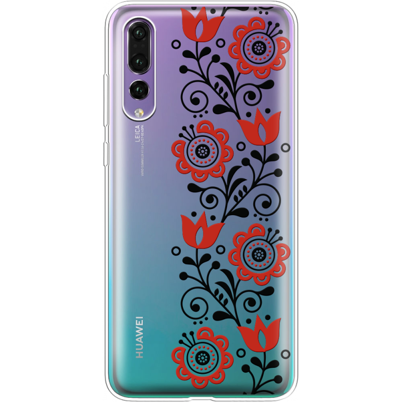 Прозрачный чехол Uprint Huawei P20 Pro Ethno Ornament