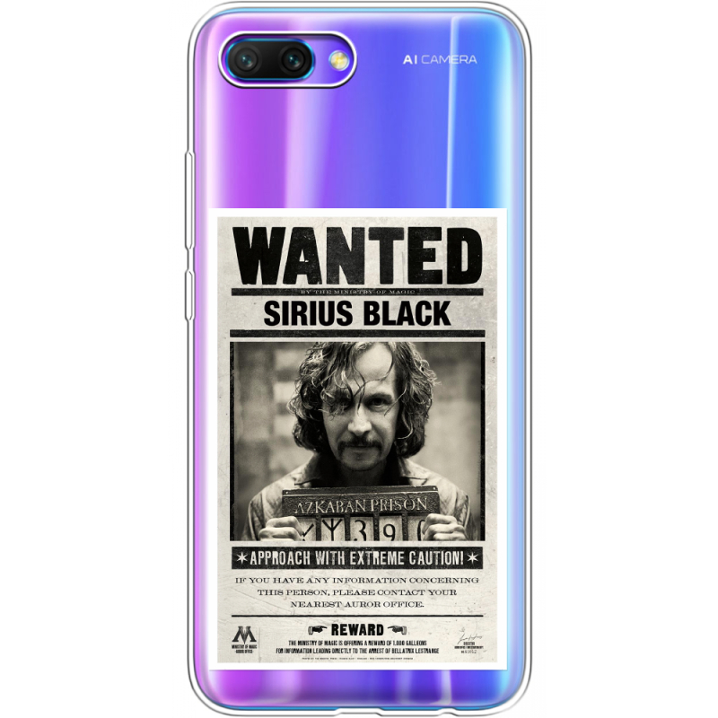 Прозрачный чехол Uprint Honor 10 Sirius Black