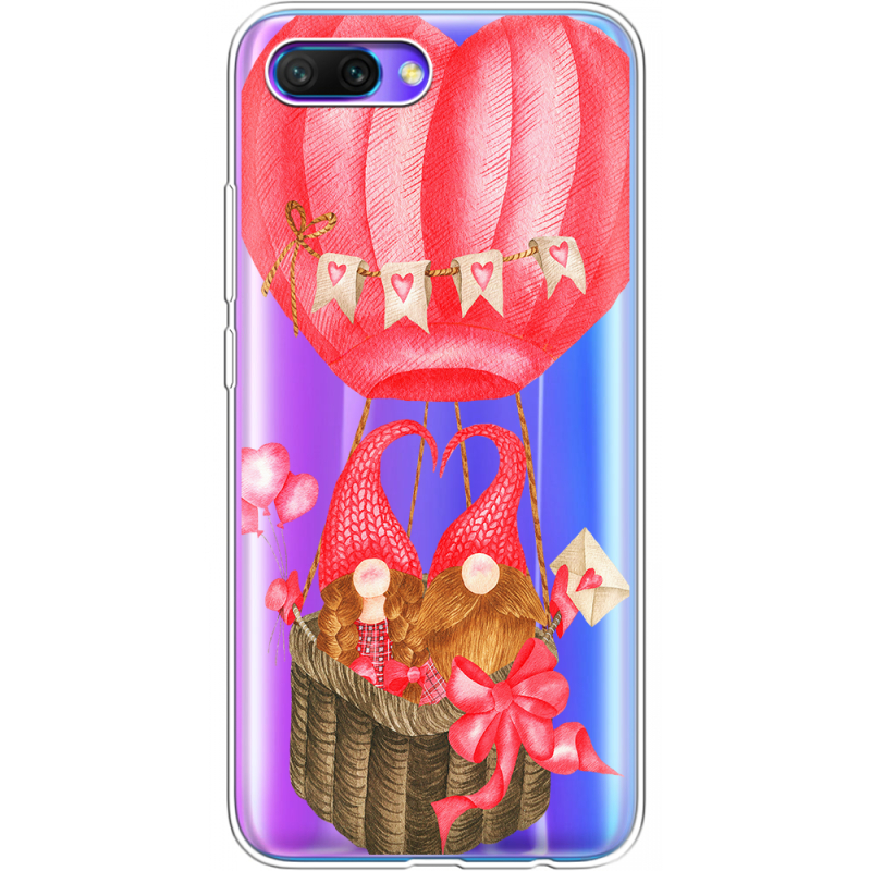 Прозрачный чехол Uprint Honor 10 Valentine Dwarfs