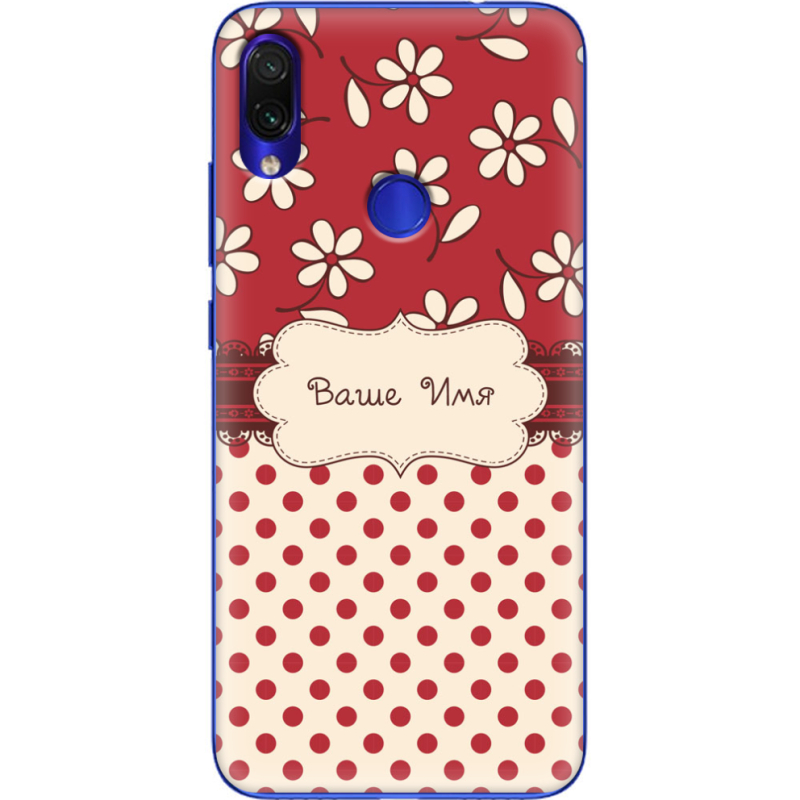 Чехол Uprint Xiaomi Redmi Note 7 Именной Polka Dots