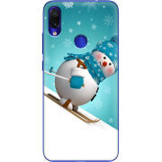 Чехол Uprint Xiaomi Redmi Note 7 Skier Snowman