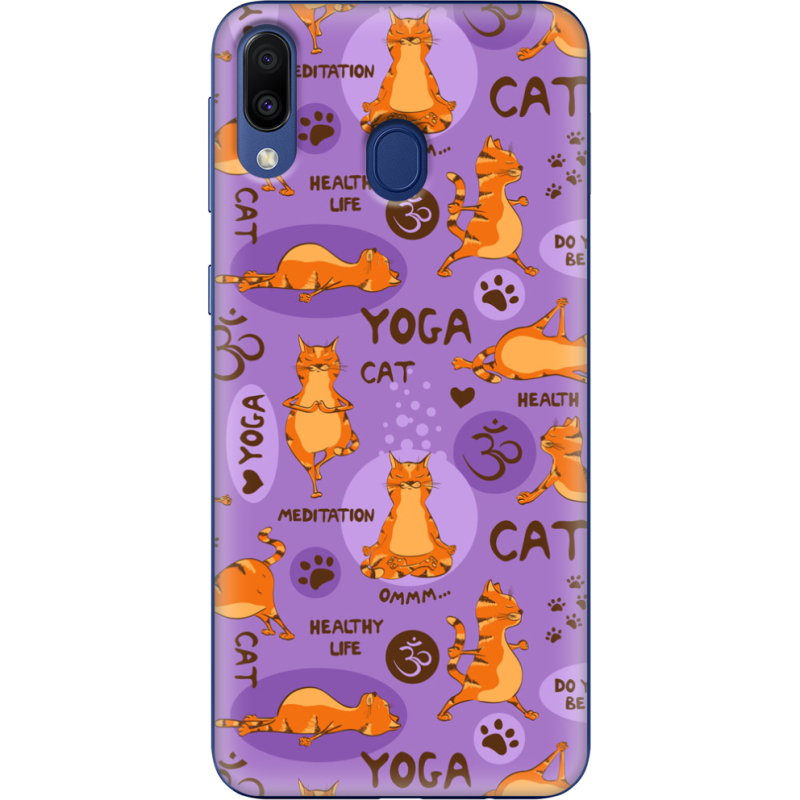 Чехол Uprint Samsung M205 Galaxy M20 Yoga Cat