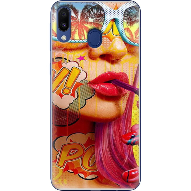 Чехол Uprint Samsung M205 Galaxy M20 Yellow Girl Pop Art