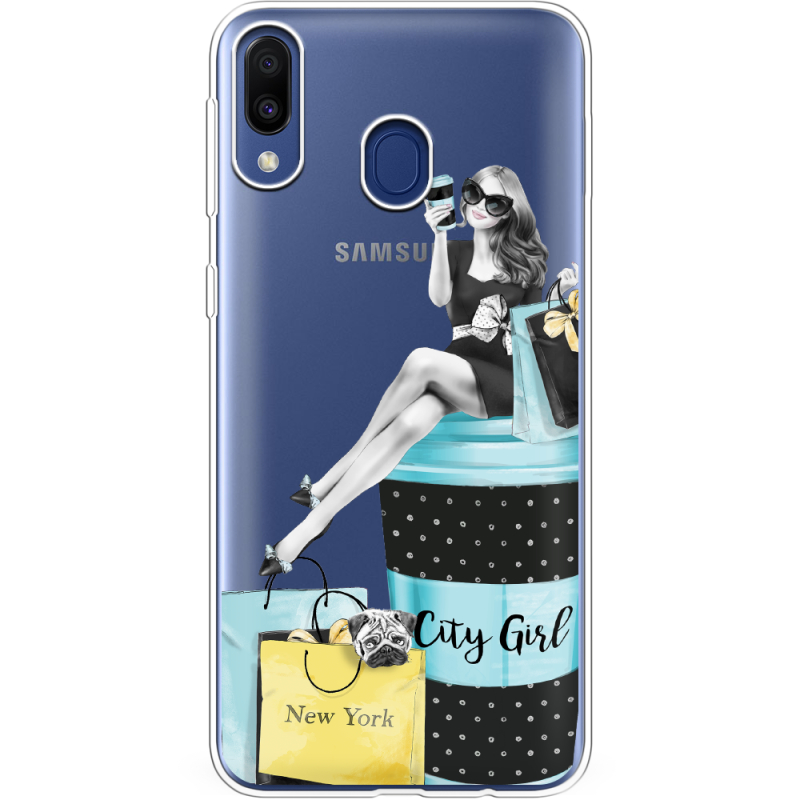 Прозрачный чехол Uprint Samsung M205 Galaxy M20 City Girl