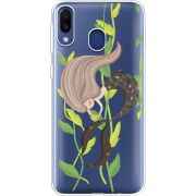 Прозрачный чехол Uprint Samsung M205 Galaxy M20 Cute Mermaid