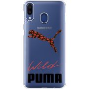 Прозрачный чехол Uprint Samsung M205 Galaxy M20 Wild Cat