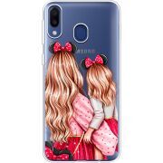 Прозрачный чехол Uprint Samsung M205 Galaxy M20 Mouse Girls