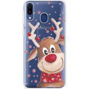 Прозрачный чехол Uprint Samsung M205 Galaxy M20 Winter Deer