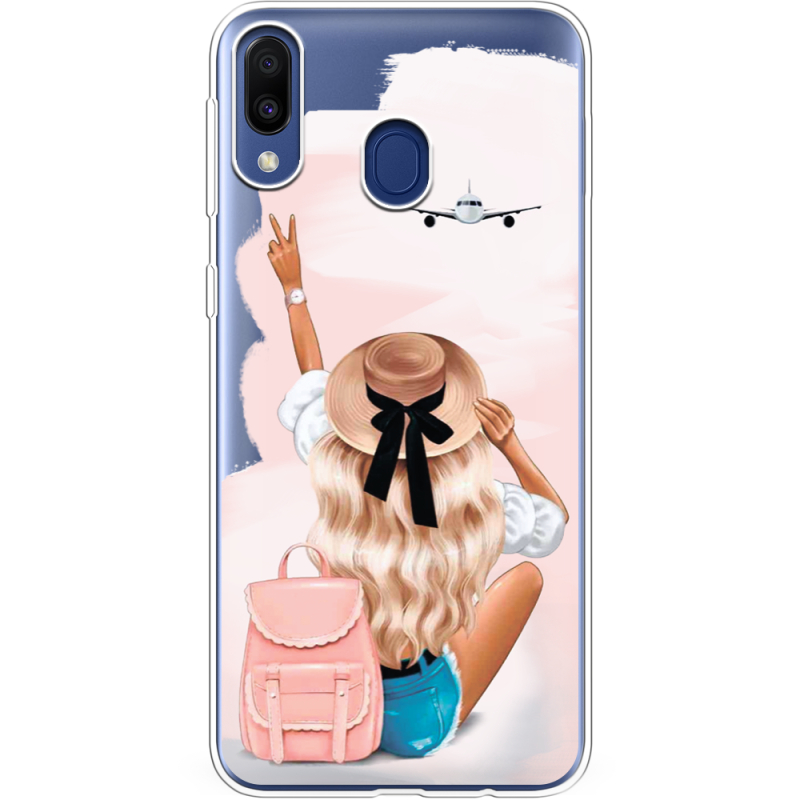 Прозрачный чехол Uprint Samsung M205 Galaxy M20 Travel Girl