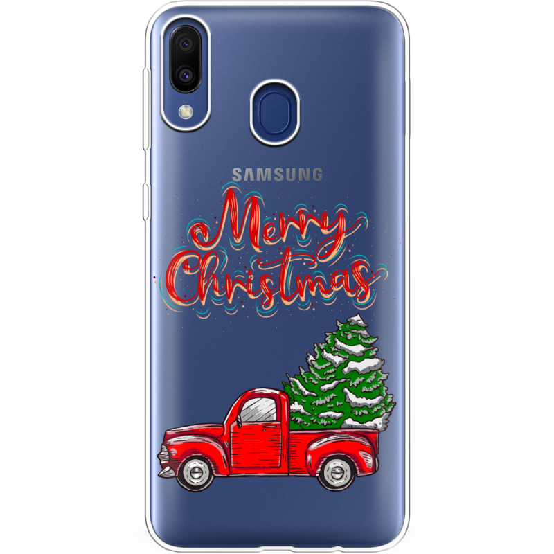 Прозрачный чехол Uprint Samsung M205 Galaxy M20 Holiday Car