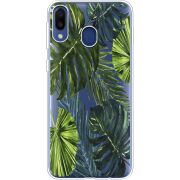 Прозрачный чехол Uprint Samsung M205 Galaxy M20 Palm Tree