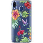 Прозрачный чехол Uprint Samsung M205 Galaxy M20 Tropical