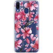 Прозрачный чехол Uprint Samsung M205 Galaxy M20 Pink Magnolia