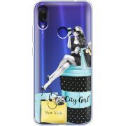 Прозрачный чехол Uprint Xiaomi Redmi Note 7 City Girl