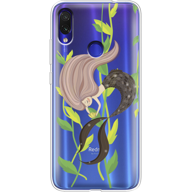 Прозрачный чехол Uprint Xiaomi Redmi Note 7 Cute Mermaid