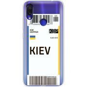 Прозрачный чехол Uprint Xiaomi Redmi Note 7 Ticket Kiev