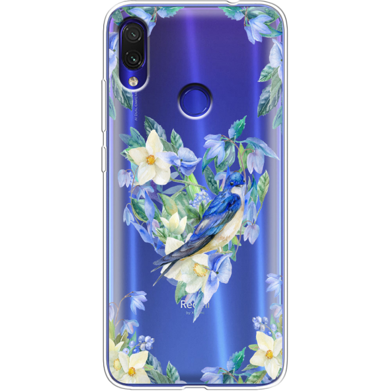 Прозрачный чехол Uprint Xiaomi Redmi Note 7 Spring Bird