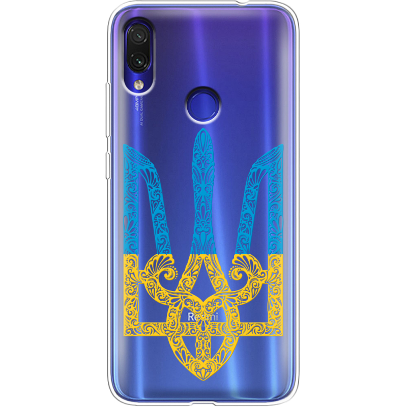 Прозрачный чехол Uprint Xiaomi Redmi Note 7 Gold Trident