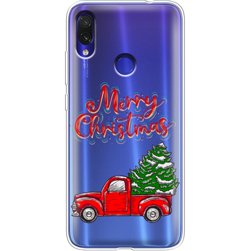 Прозрачный чехол Uprint Xiaomi Redmi Note 7 Holiday Car