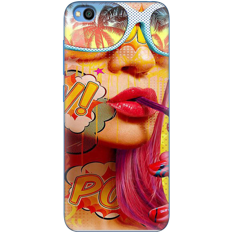 Чехол Uprint Xiaomi Redmi Go Yellow Girl Pop Art