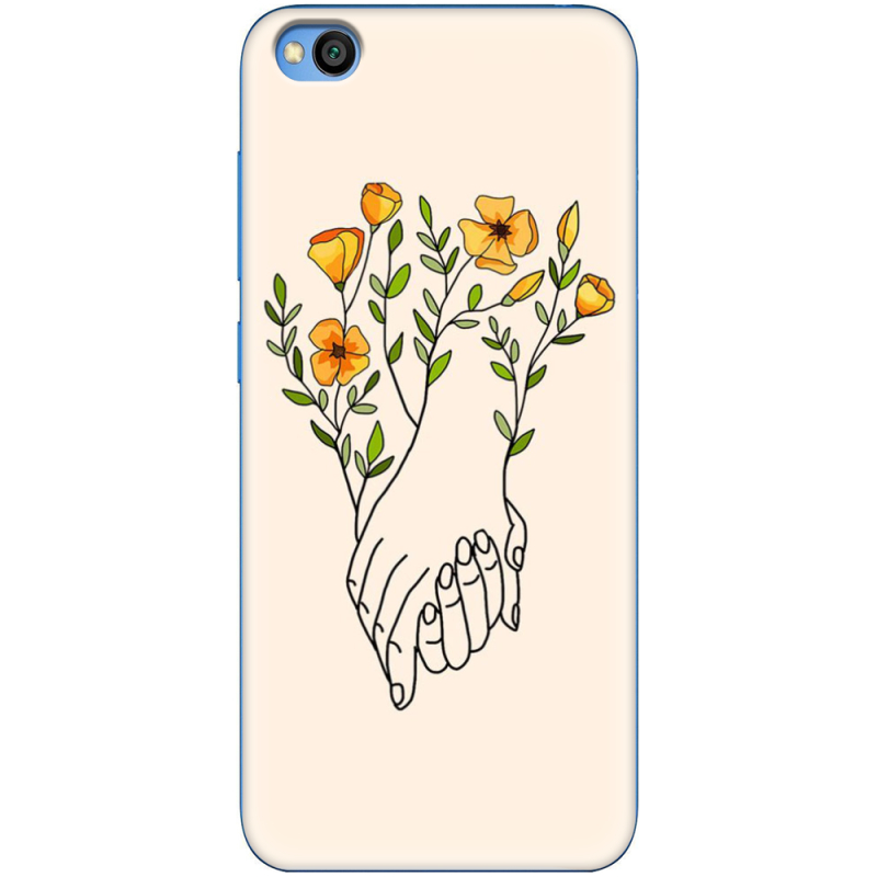 Чехол Uprint Xiaomi Redmi Go Flower Hands