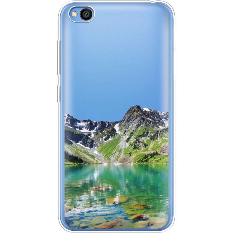 Прозрачный чехол Uprint Xiaomi Redmi Go Green Mountain