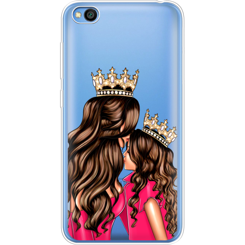 Прозрачный чехол Uprint Xiaomi Redmi Go Queen and Princess