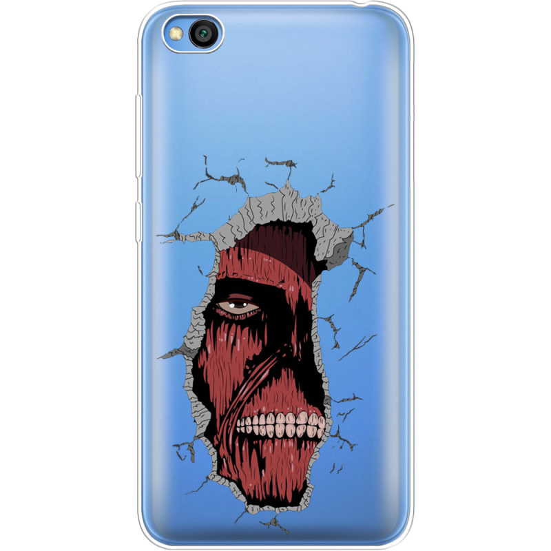 Прозрачный чехол Uprint Xiaomi Redmi Go Нападение Титана