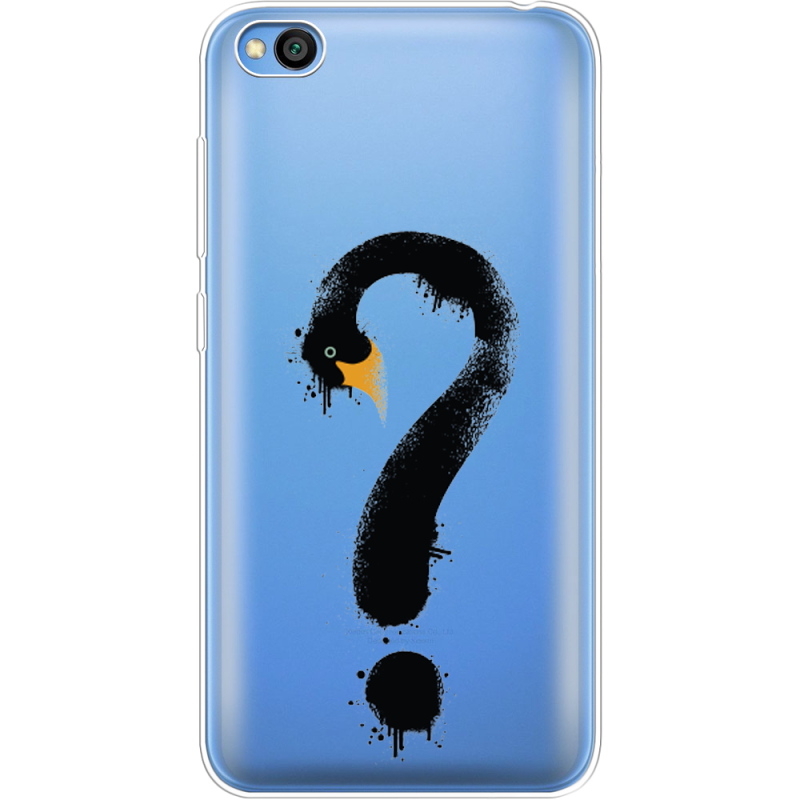 Прозрачный чехол Uprint Xiaomi Redmi Go Swan question