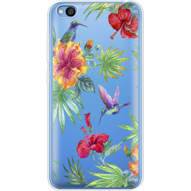 Прозрачный чехол Uprint Xiaomi Redmi Go Tropical