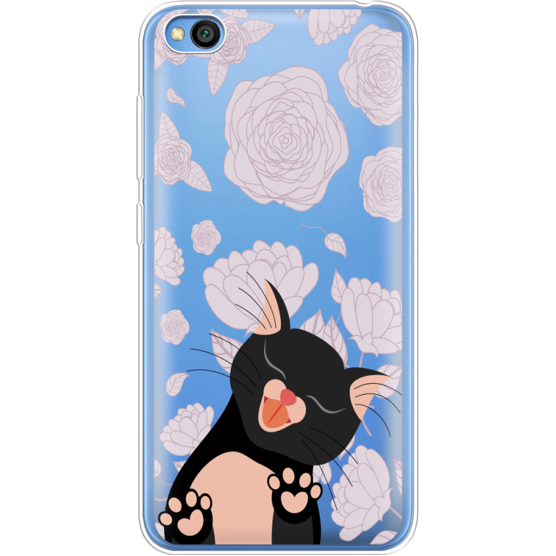Прозрачный чехол Uprint Xiaomi Redmi Go Meow
