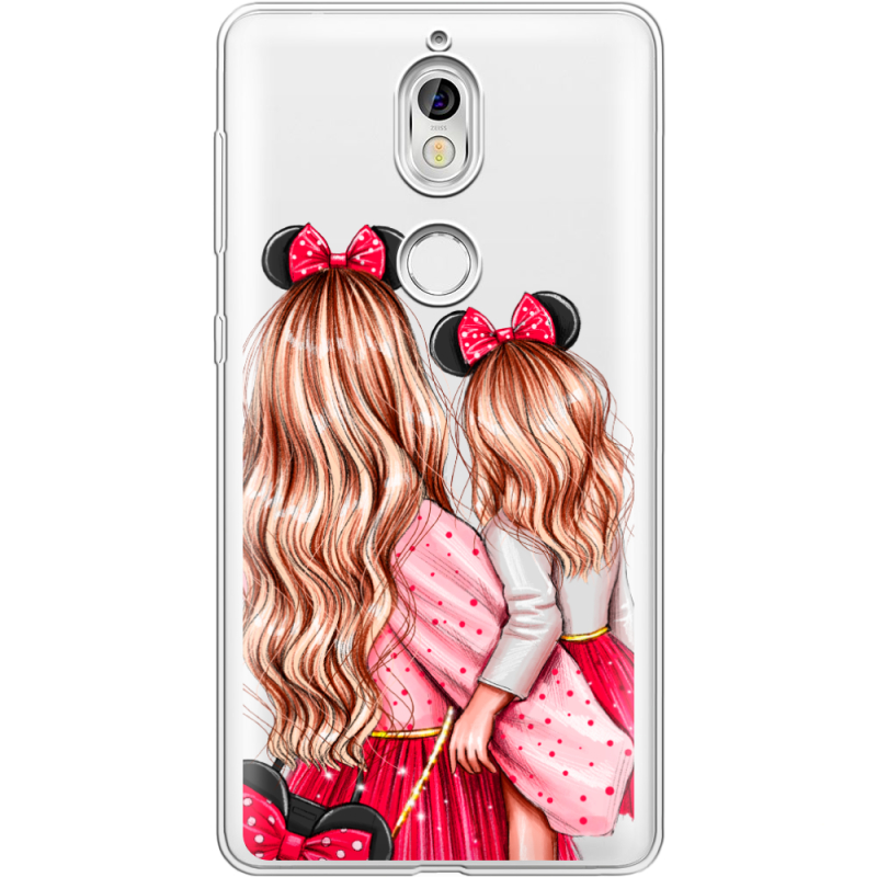 Прозрачный чехол Uprint Nokia 7 Mouse Girls