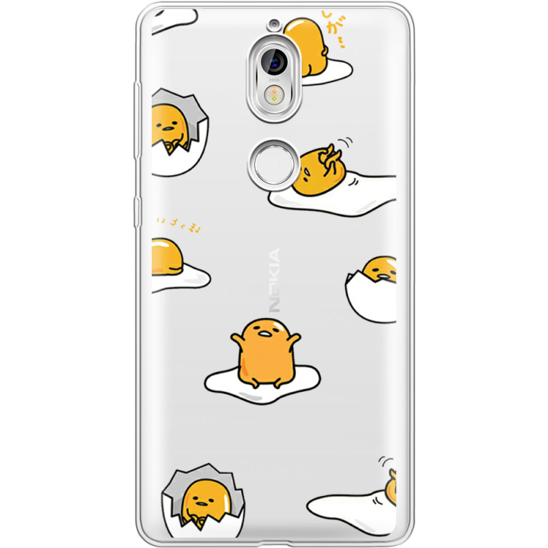 Прозрачный чехол Uprint Nokia 7 Gudetama