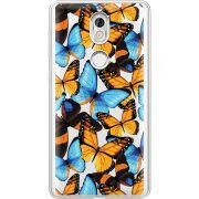 Прозрачный чехол Uprint Nokia 7 Butterfly Morpho