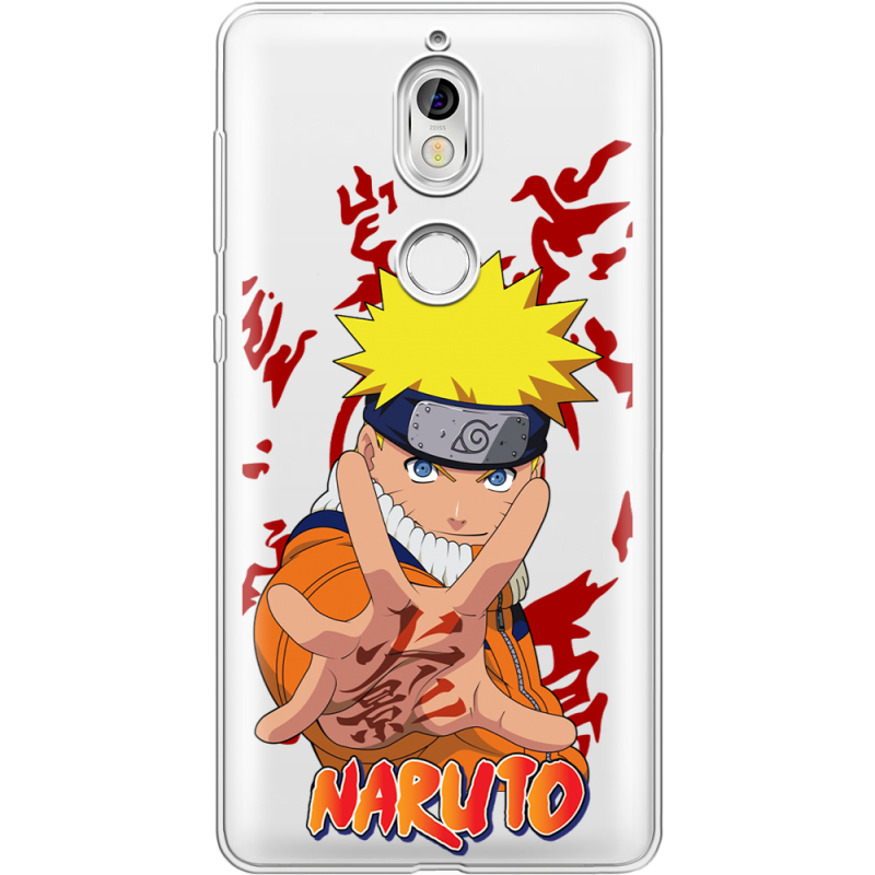 Прозрачный чехол Uprint Nokia 7 Naruto